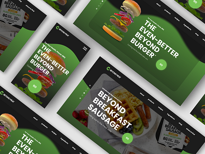 Beyond meat website redesign mockup