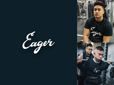Eager Branding branding caligraphy community design eager fitness fitness brand gym illustration lifestyle lifestyle brand logo team eager typography visual identity workout