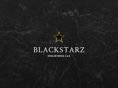 Blackstarz Holdings LLC Branding blackstarz branding branding and identity chicago class finance finances golden llc logo logo design nyc real estate st louis star the9thtemple vector