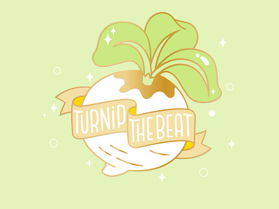 turnip the beat ! animal crossing beat design game hand drawn hand lettering illustration lettering money new horizons switch turnip type typography vector vegetable vegetables