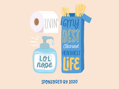 living my best life 2020 brush type calligraphy covid covid19 design hand drawn hand lettering illustration letter lettering nope type typography