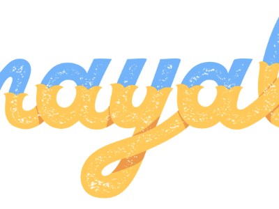Mayalouh textured type typography vector