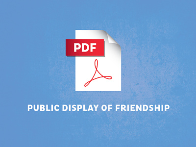 PDF adobe design file friendhsip friends lettering love pdf public display of friendship pun valentines day vday