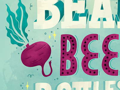 Bears battlestar galactica bears beets design hand lettering illustration lettering texture the office type typography wip