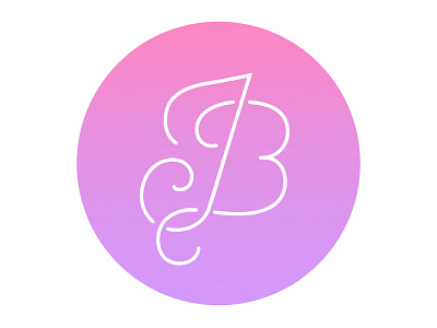 JB branding calligraphy design identity lettering logo shop shopping type typography