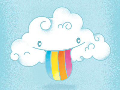 Happy Cloud Pin cloud cute design enamel pin happy kawaii love pins pins emaille rainbow rainbow pin vector