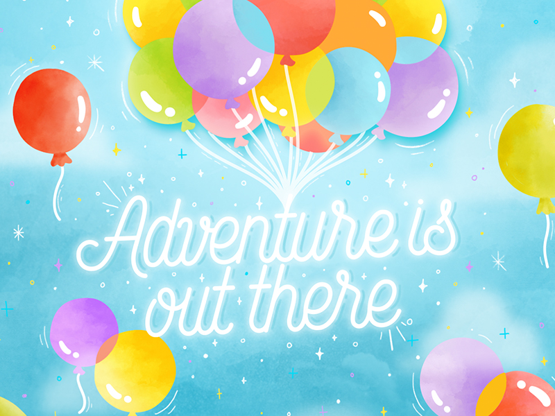 Adventure Is Out There by Joanna Behar on Dribbble