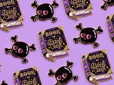 Dead Cute bitch book book of bitch craft cute dark magic dead grimoire halloween heart illustration kawaii love magical magical circle skull typography vector witch witchcraft witchy