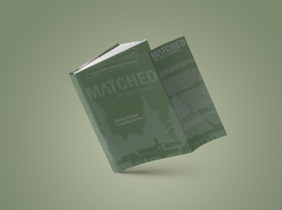 Matched by Ally Condie Mockup Book Design graphic design mockup photoshop