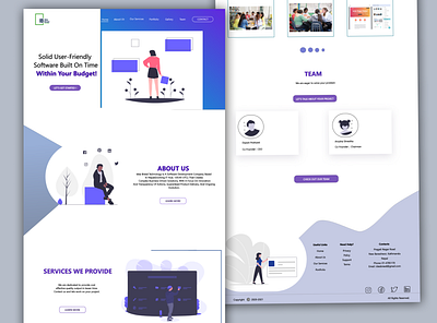 IdeaBreed design illustration minimal ui ux web website