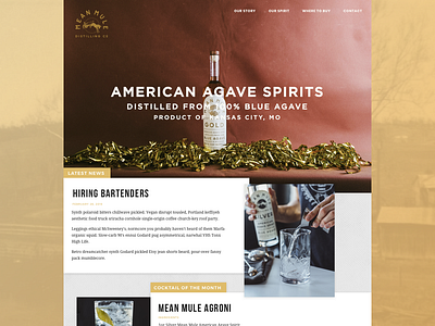 Mean Mule Distilling Co. agave bar blog cocktail distillery website