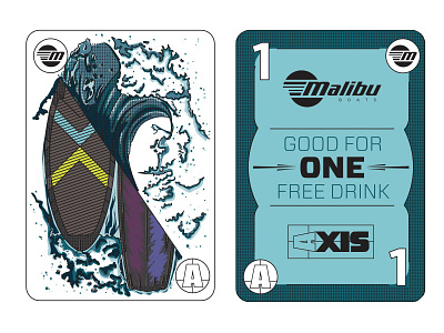 Playing Card Drink Token - One Free Drink Please!! Part 2