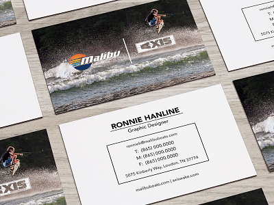 Business Card Design business card card emblem icons malibu photoshop sunset surf water waves