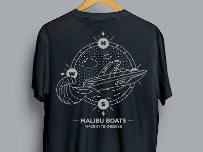 Malibu Boats Gear Store Design apparel apparel design branding branding design design illustration illustrator logo print apparel t shirt t shirt design vector