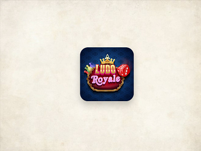 LUDO ROYALE app art classic gam design graphic design icon logo logo design ludo royal game ui ui design