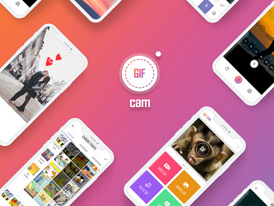 GIF MAKER app app designer art design game icon gif gif maker graphic design icon logo ui design