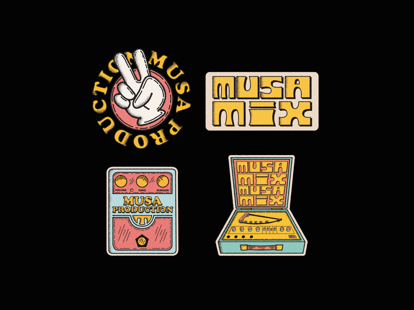 Musa Mix Stickers & Gifs