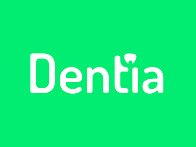 Dentia - Dental Brand branding dental dentist dentist logo design graphic design logo logos thedailydesignchallenge typography