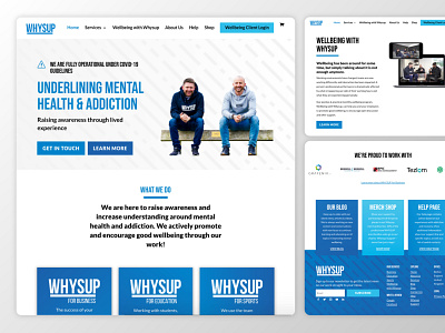 Whysup Marketing Refresh a5 a5 brochure a5 flyer addiction addiction awareness booklet branding ecommerce mental wellbeing mentalhealth ui ux website website design wellbeing