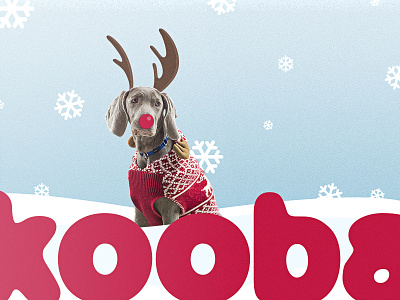 Merry Christmas! greetings holidays kooba merry christmas office dog postcard taro weimaraner