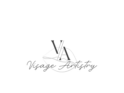 logo for Visage Artistry branding design logo vector