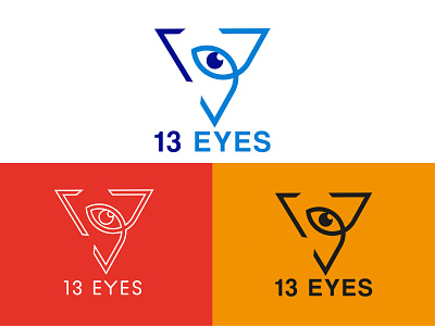 13 Eyes Security Logo design