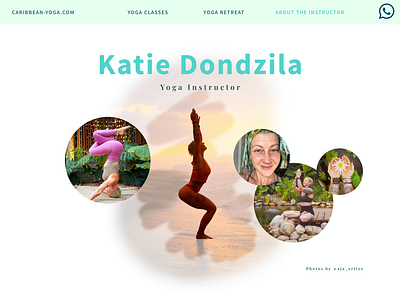 A Yoga Instructor Bio Page