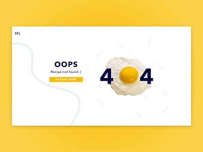 404 Recipes 404 404 page error 404 ui ui design web design
