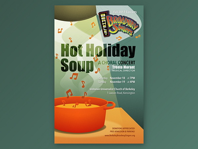 Hot Holiday Soup - Concert Flyer