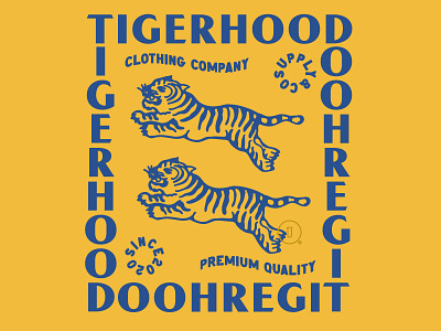 Tigerhood animal availabledesign badgedesign badges design designforsale illustration logoforsale tiger tshirtdesign vintage badge vintage design vintage illustration vintage logo