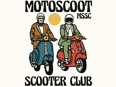 Motoscoot availabledesign badgedesign designforsale illustration motorcycle motorcycle illustration piaggio scooter tshirtdesign vintage badge vintage design vintage illustration vintage motorcycle