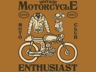 Vintage motorcycle