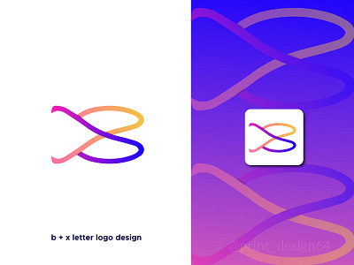 b + x letter logo design brand identity business logo company logo logo design minimalist logo modern minimalist logo monogram logo narayani rani roy