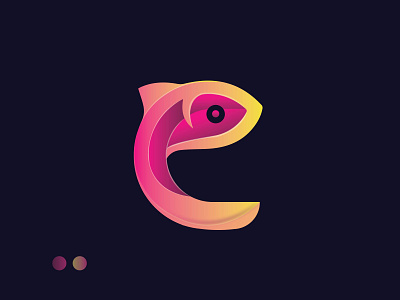 Letter C ( Clever ) + Fish Logo