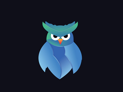 Angry OWL Logo animal logo brand identity business logo company logo design illustration logo logo design minimalist logo modern logo monogram logo narayani rani roy owl logo
