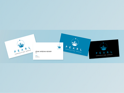 Logo design and mini branding - Pearl Consulting Group businesscard logo logo design printdesign ui