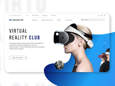 The website of Virtual reality
