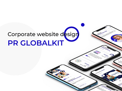Corporate website design GlobalKit corporate design design designer minimal product design ui ux web design website website design
