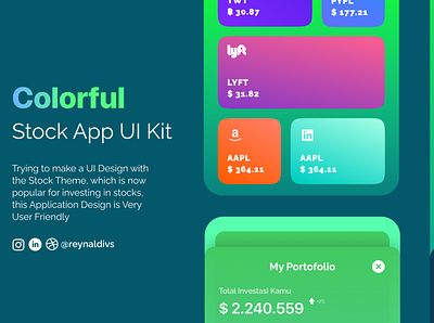 Design UI UX Stock Theme app branding design graphic design illustration minimal mobile trading theme stock ui ux web