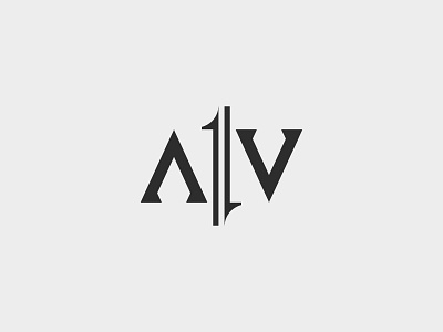 A1V ambigram logo ambigram ambigramlogo logo logodesign logodesigner modern monogram monogram logo