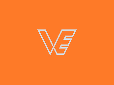 VE Simple Logo branding elegant lettermark logo logo grid logodesign monogram logo monoline monoline logo