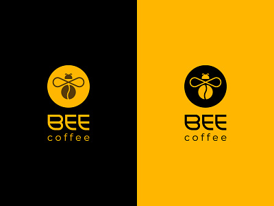 Bee Coffee Logo Redesign bee logo branding coffee logo coffee shop icon logo logo logo design