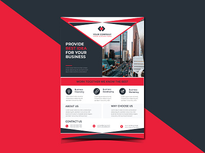 Corporate Business Flyer business graphic design