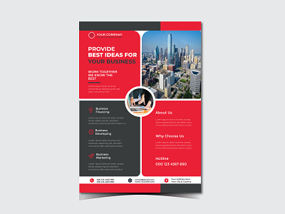 Corporate Business Flyer a4 flyer branding graphic design logo