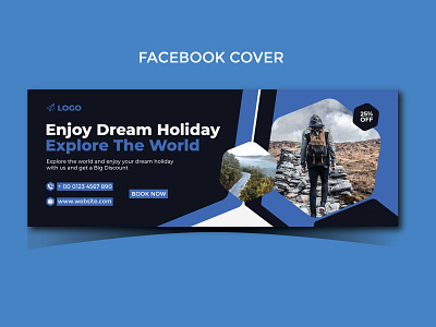 Travel Facebook Cover branding business cover facebook cover fb cover graphic design holiday social media social media cover travel and tour facebook cover travel facebook cover vacation web media post