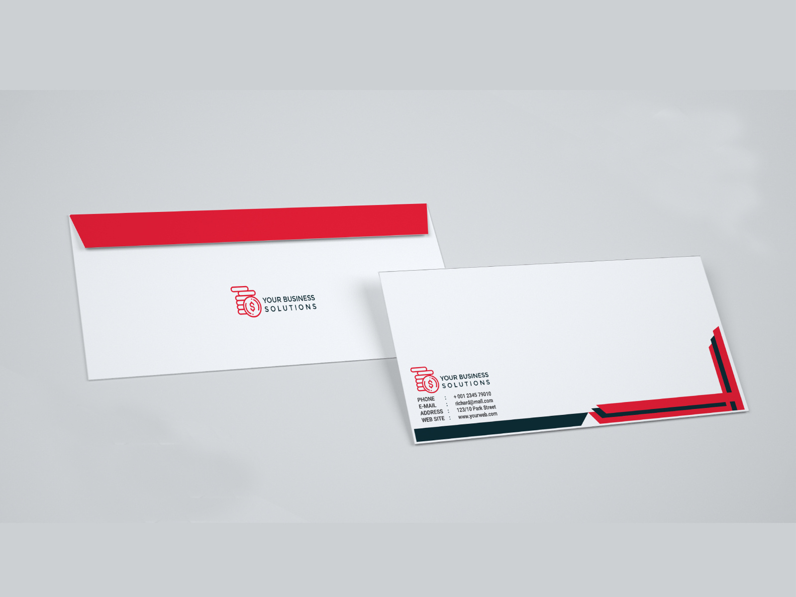 Envelope Design Template by Md Shamsul Haque on Dribbble