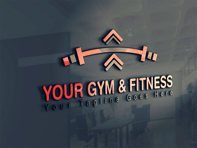 Gym and Fitness Logo brand brand identity business identity corporate identity fitness logo graphic design gym and fitness logo gym logo healthcare logo logo logo design