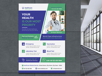 Medical Flyer Template covid covid 19 poster