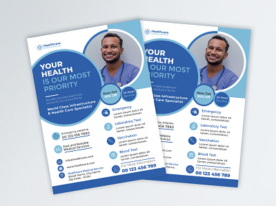 Medical Flyer Template a4 flyer covid covid 19 poster