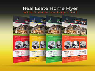 Real Estate Home Flyer brand identity building flyer corporate flyer graphic design home flyer instagram post logo medical flyer medical instagram post real estate flyer real estate poster school admission instagram post social media post travel flyer